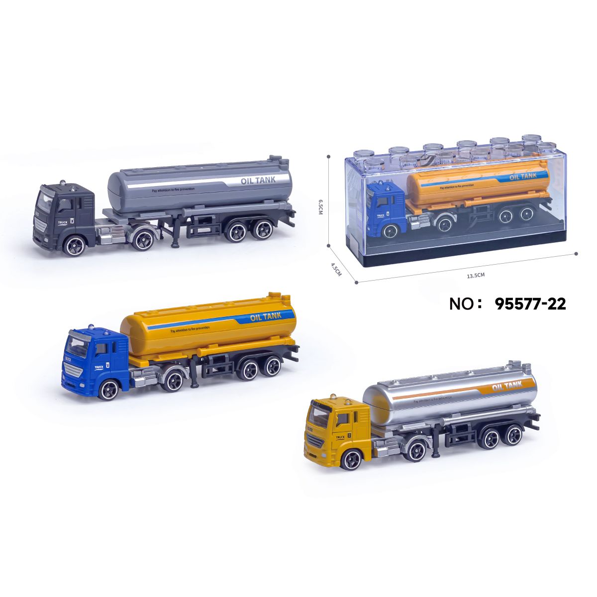 Sparkys Kovový model cisternového vozu 1:64 - modrý tahač