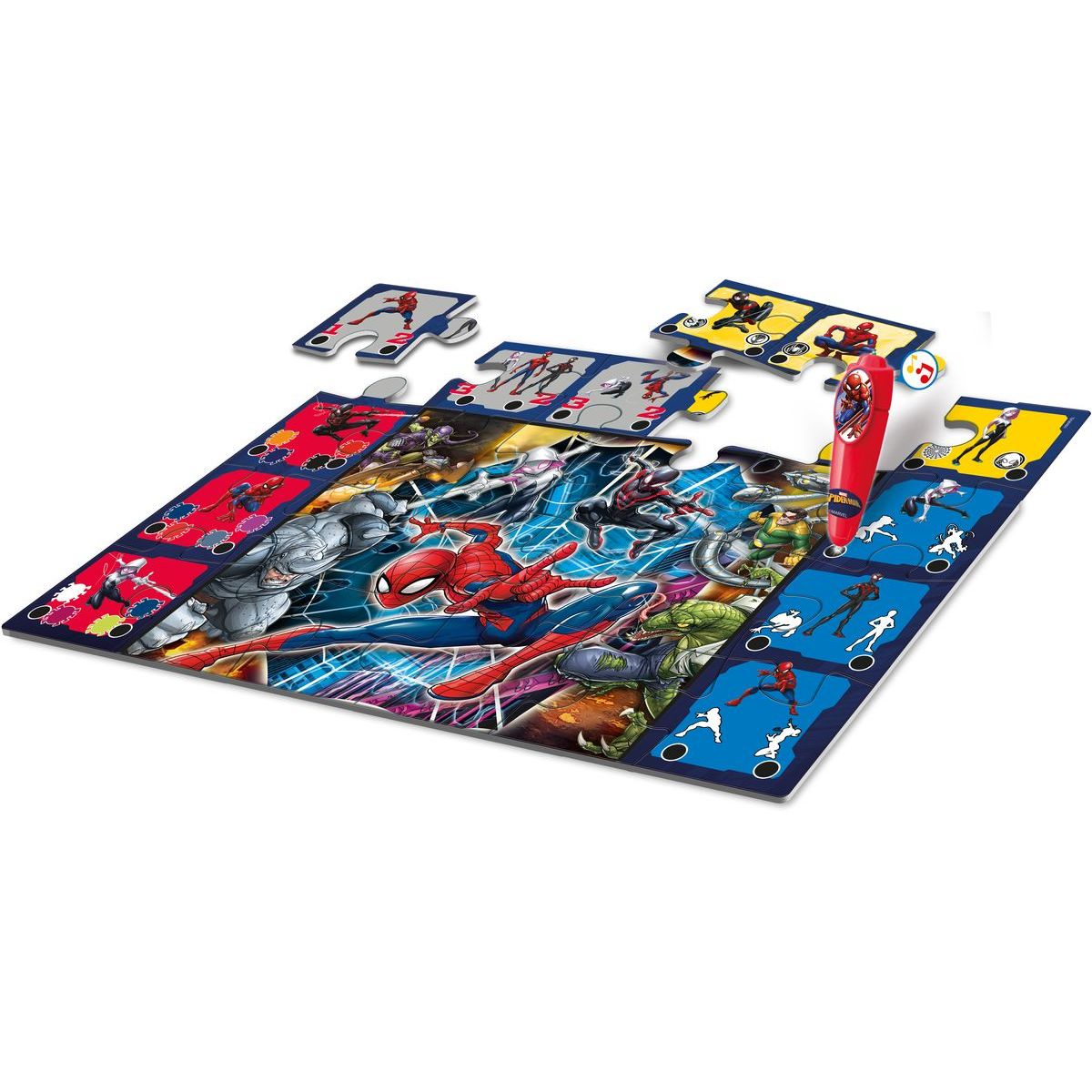 Clementoni Podlahové puzzle s interaktivním perem Spiderman