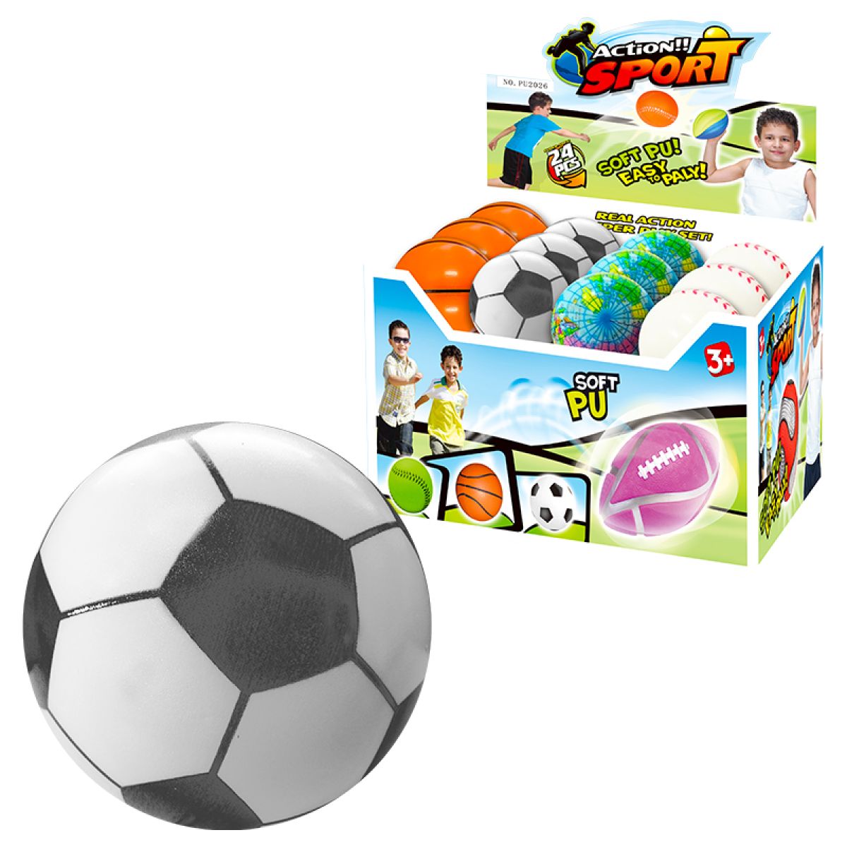 Sparkys Míček SPORT 7 cm - globus
