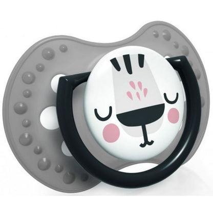 LOVI Dudlík silikonový dynamický Salt & Pepper 3-6 m 2 ks