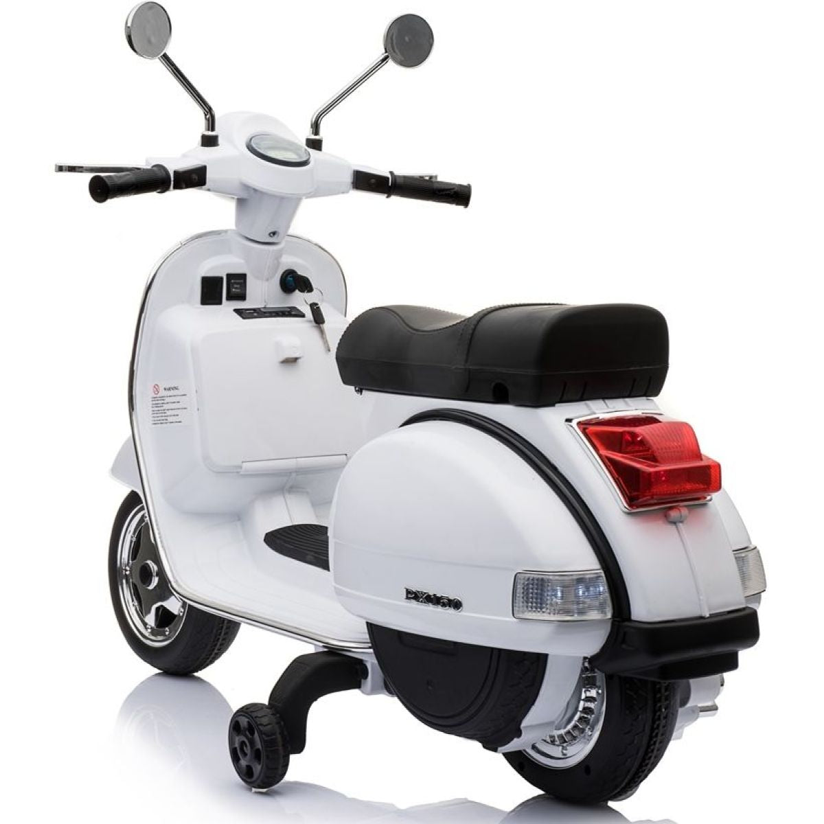 Sparkys Dětský elektrický skútr Vespa PX150 bílý