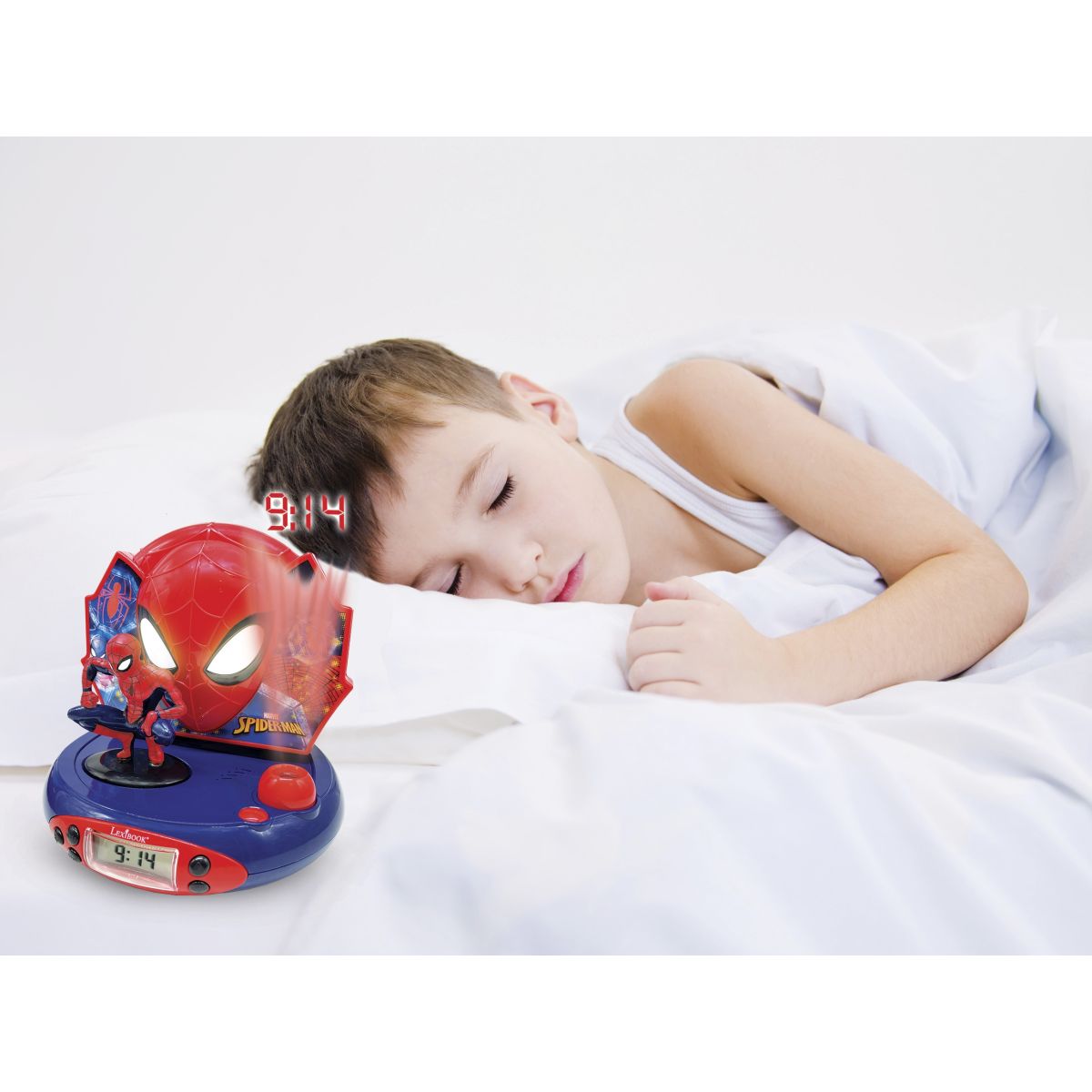 Lexibook 3D budík Spiderman s projekcí času