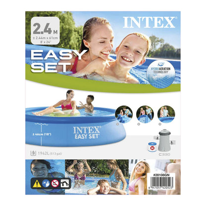 Intex 28108 Bazénový set s fitrací 2,44 m x 61 cm
