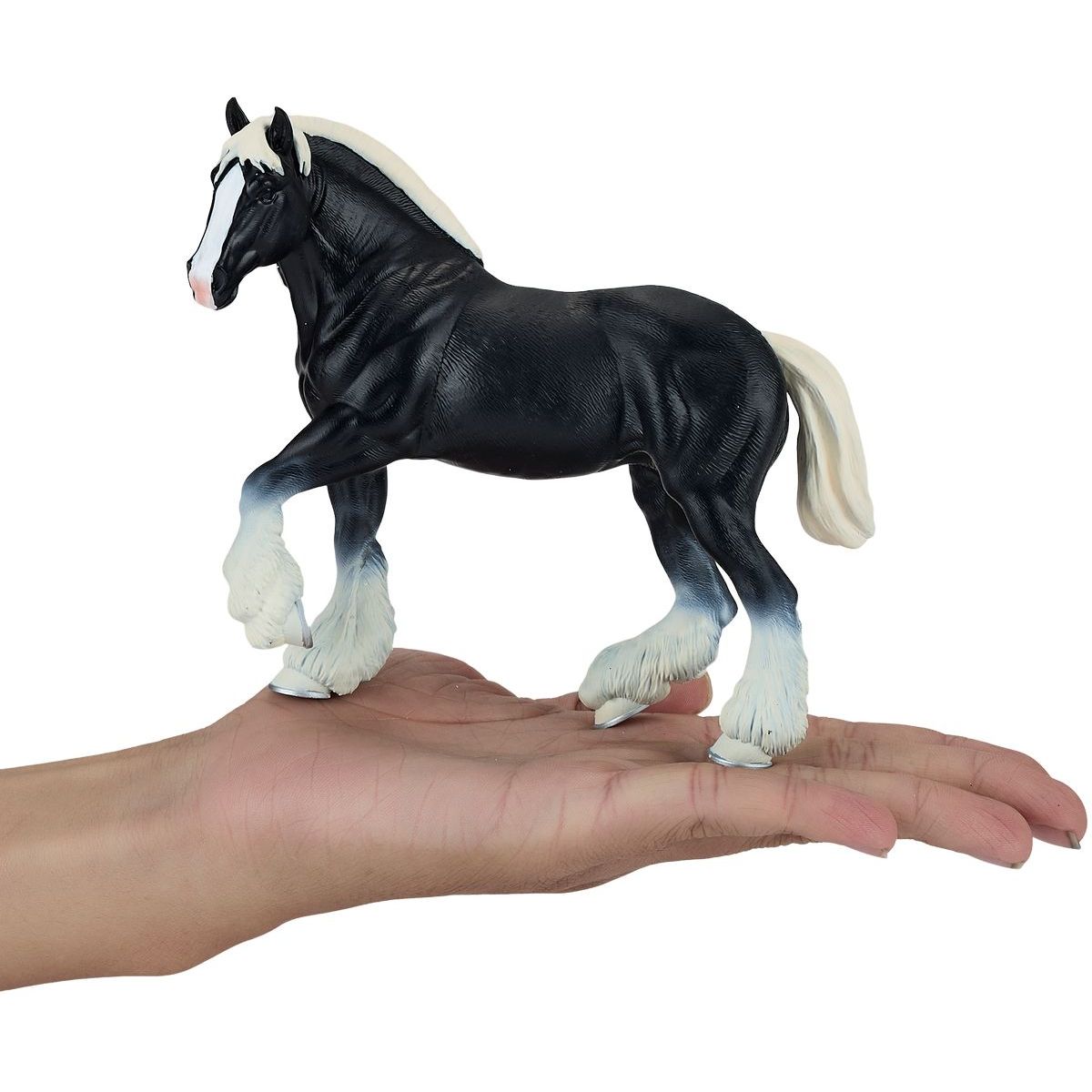 Mojo Kůň Clydesdale černý figurka