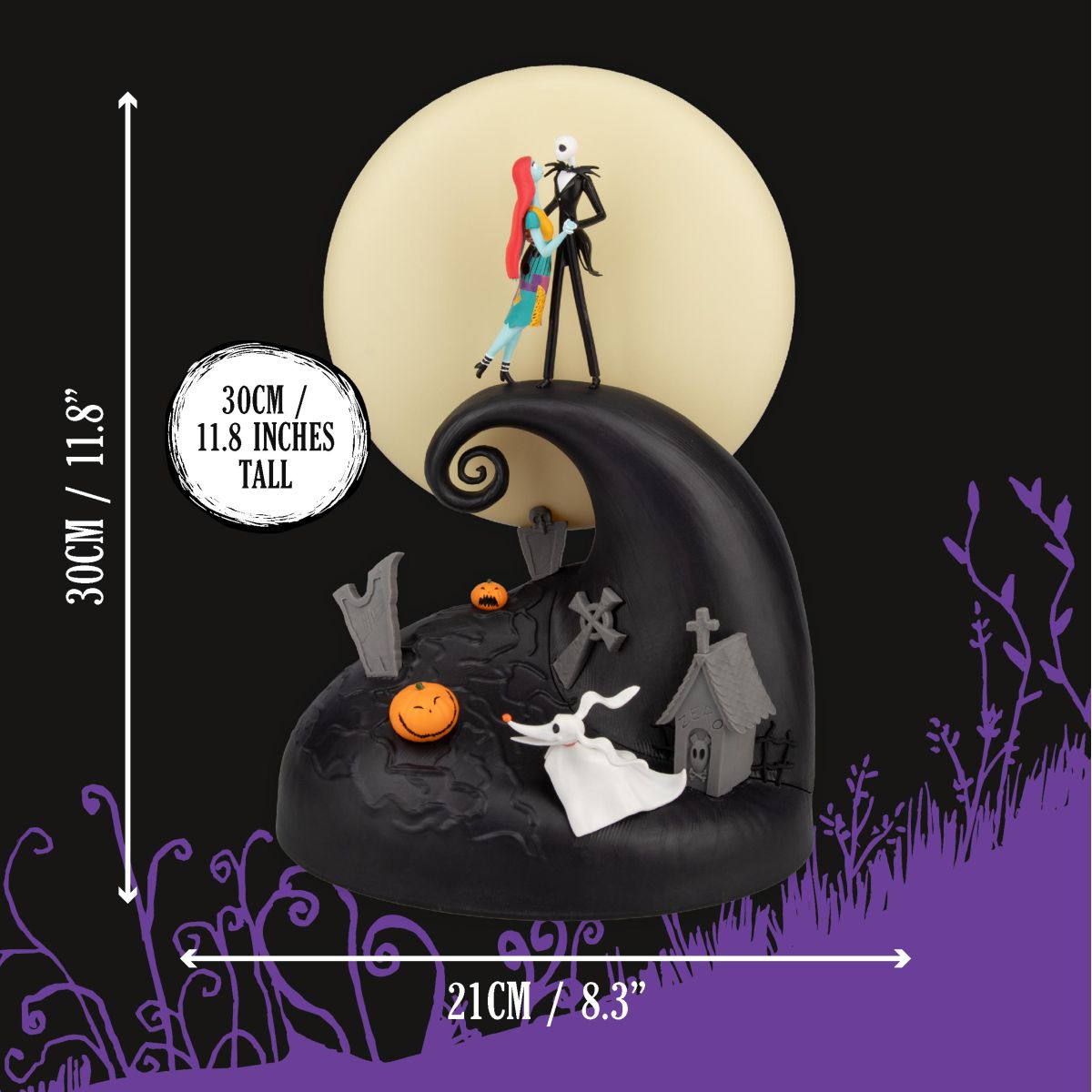 Paladone Nightmare Before Christmas, světlo panorama