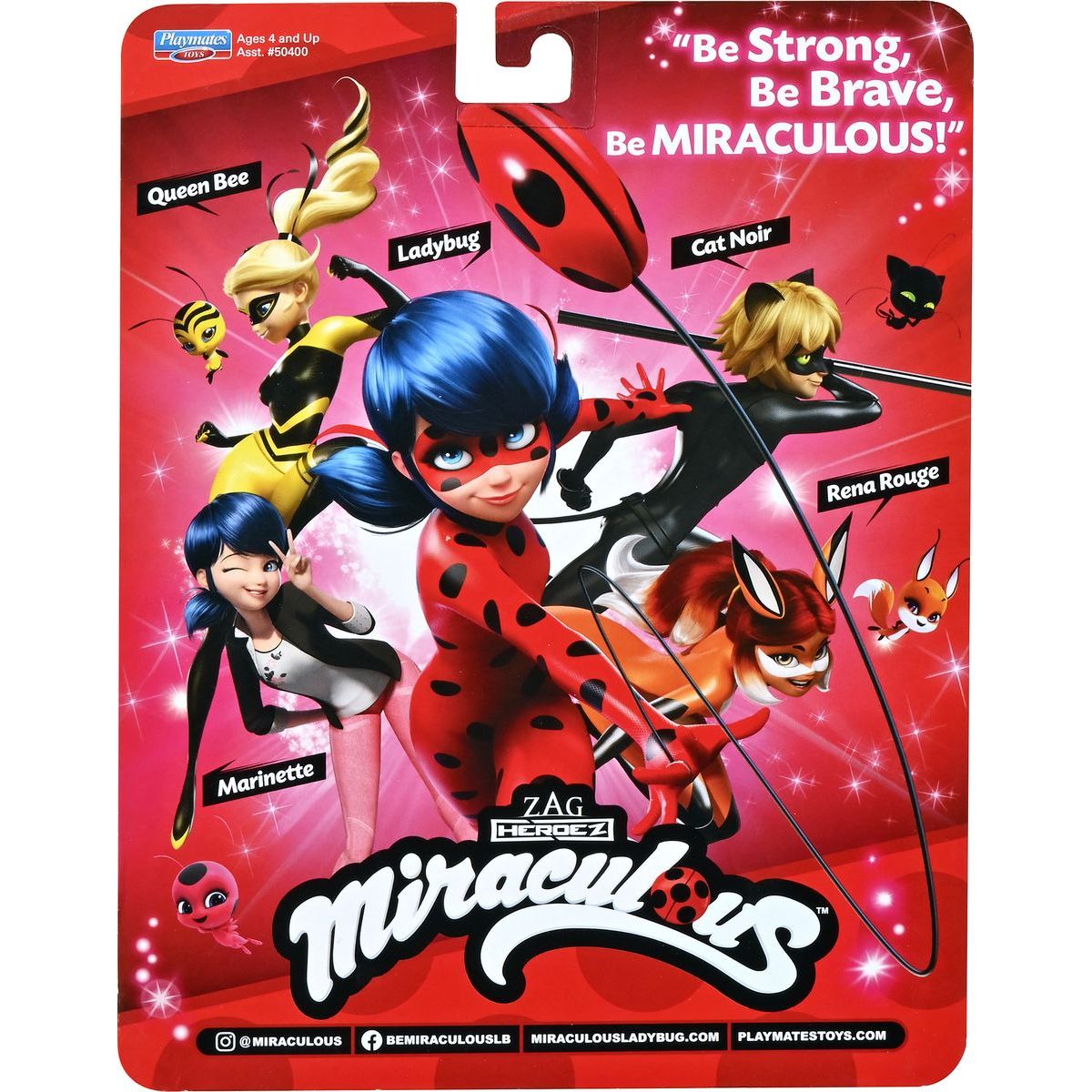 Playmates Miraculous Beruška a černý kocour Figurka Marinette