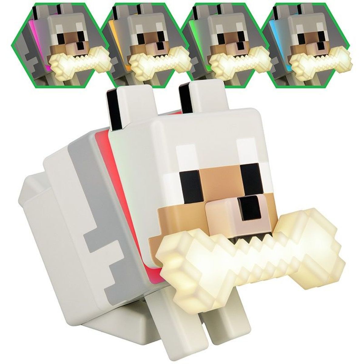 Minecraft světlo vlk