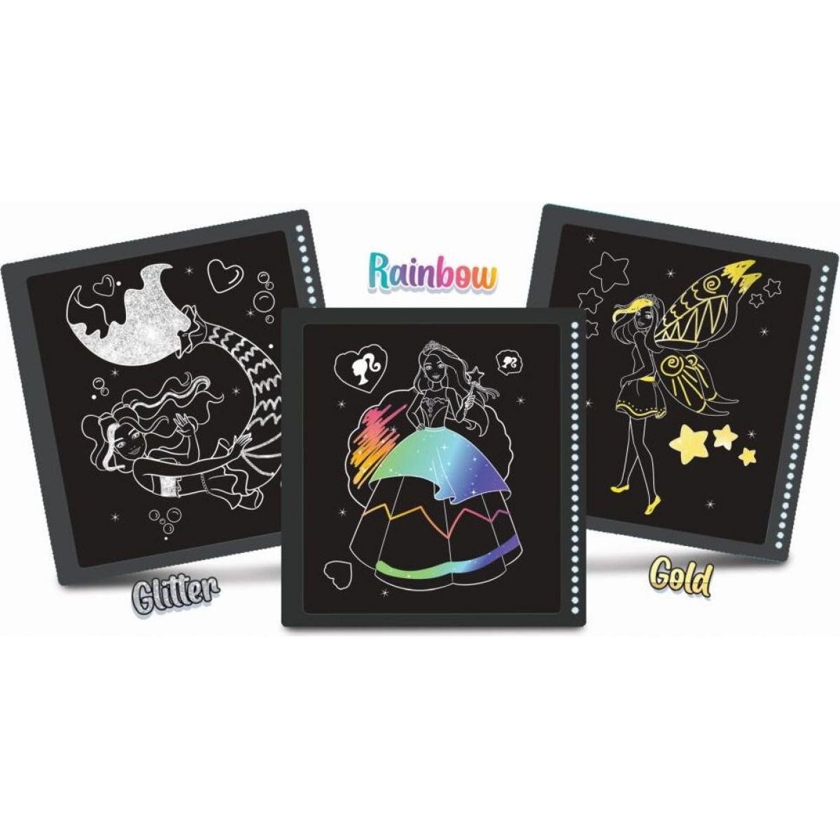 Liscianigiochi Barbie Sketch Book Mer-Mazing Scratch Reveal