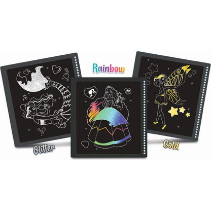 Liscianigiochi Barbie Sketch Book Mer-Mazing Scratch Reveal