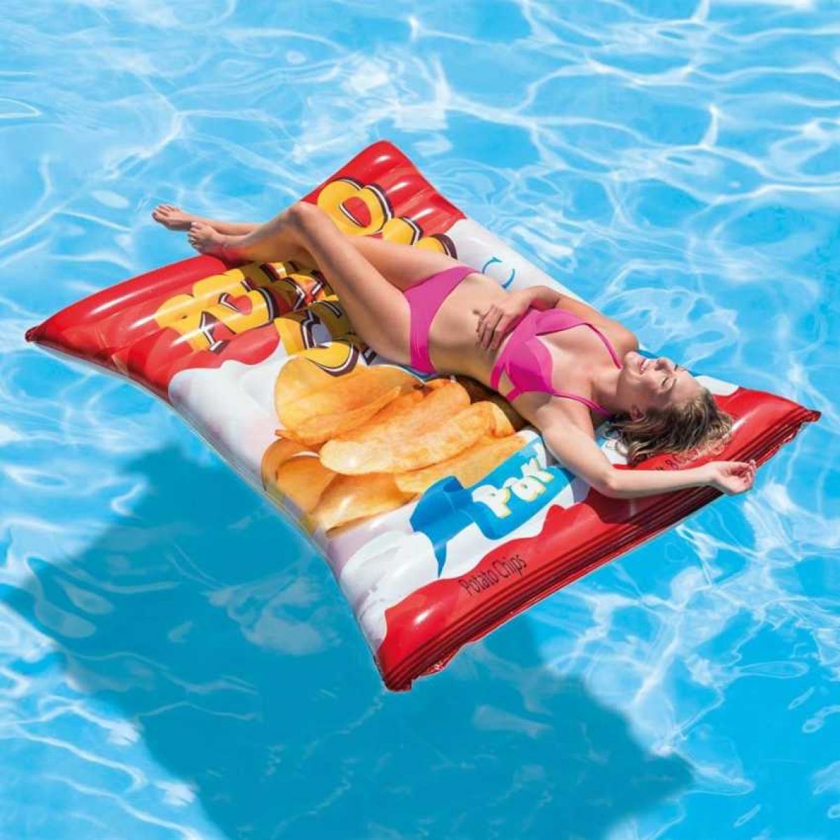 Intex 58776 Nafukovací lehátko brambůrky