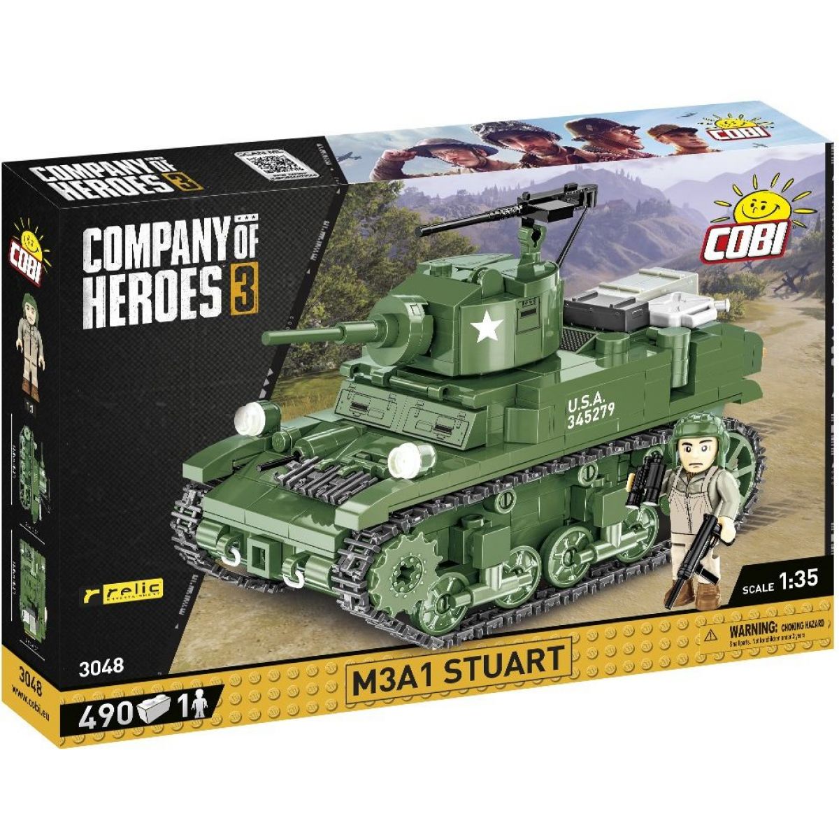 Cobi 3048 Company of Heroes M3 Stuart
