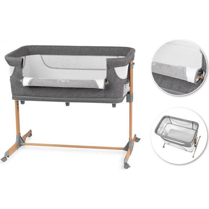 Postýlka MoMi Smart Bed 4 v 1 šedá - Poškozený obal