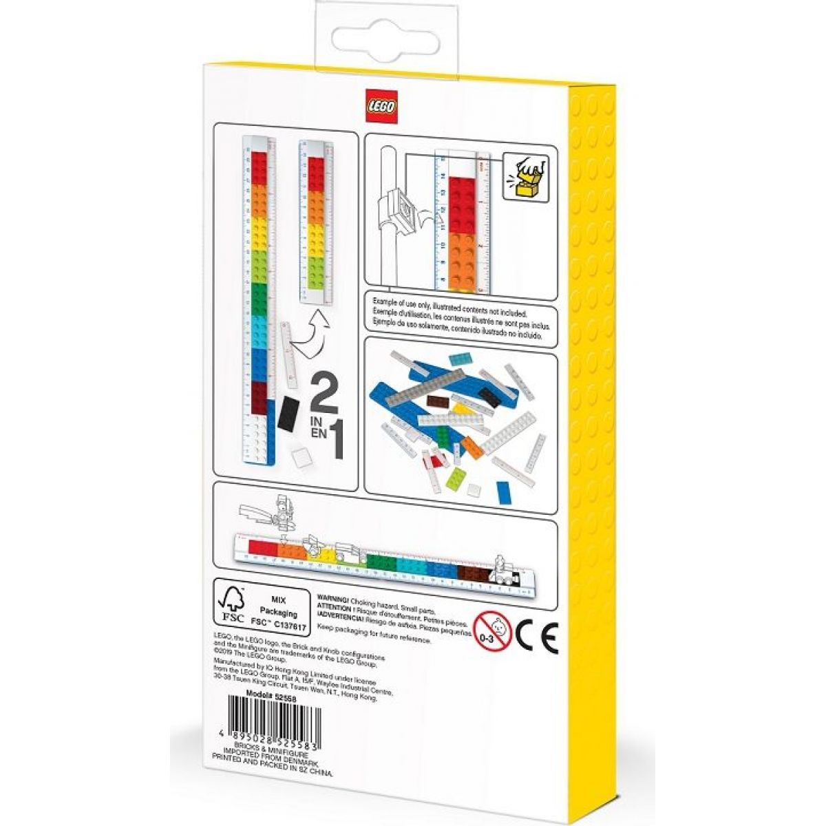 LEGO® Pravítko s minifigurkou, 30 cm