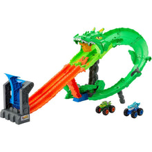 Hot Wheels Monster Trucks dráha dračí zkáza