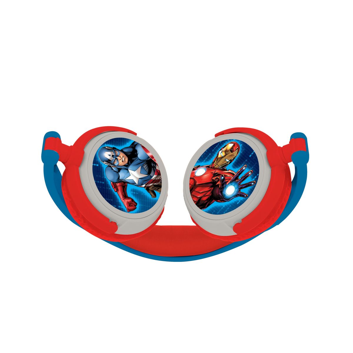 Lexibook Skládací drátová sluchátka Avengers s limitem hlasitosti