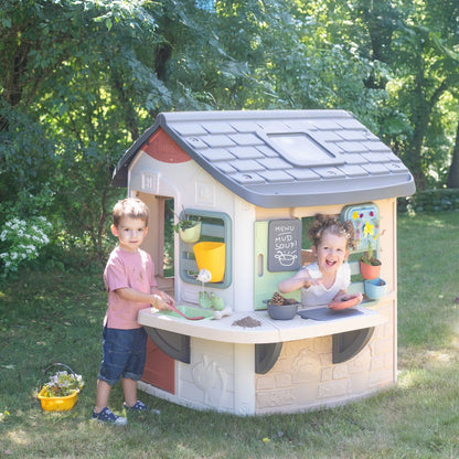 Smoby Domeček Life Mud Cooking rozšiřitelný