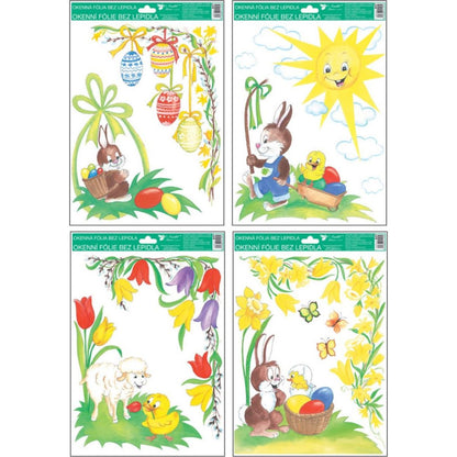 Okenní fólie rohová tradiční velikonoční motivy 33,5 x 25,5 cm obrázek 4