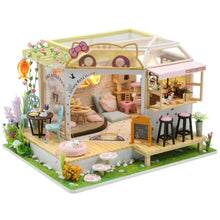 2Kids Toys miniatura domečku Kočičí kavárna se zahrádkou