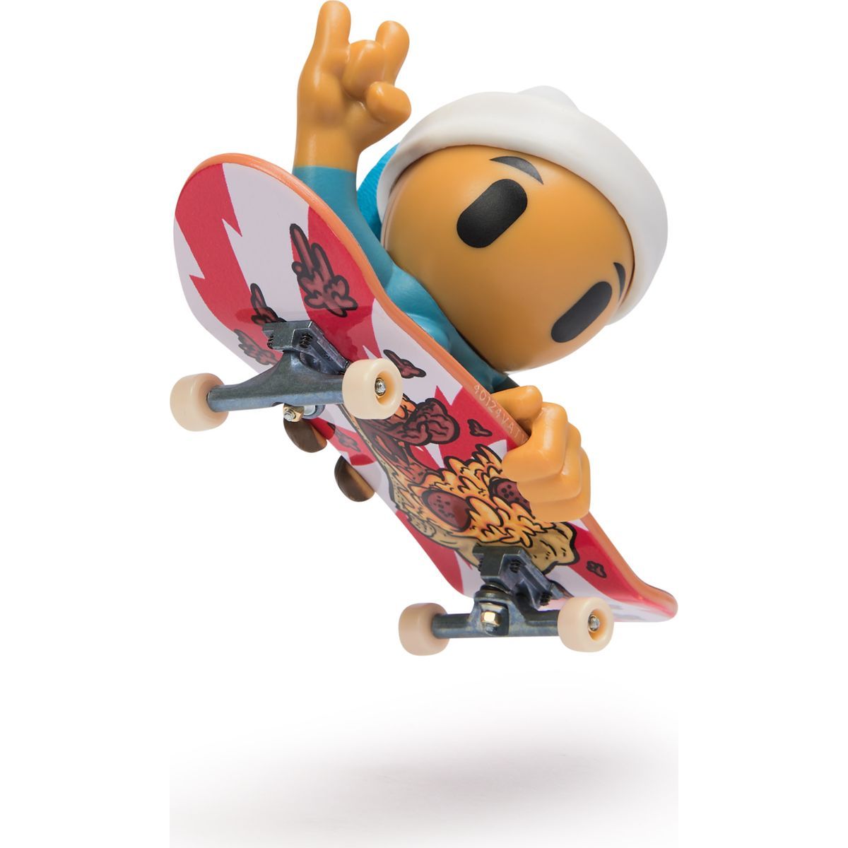 Tech Deck Sk8 Crew fingerboard s figurkou Dvojbalení bílá čepice a šedá sluchátka