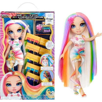 Rainbow High Panenka s křídami na vlasy - Amaya