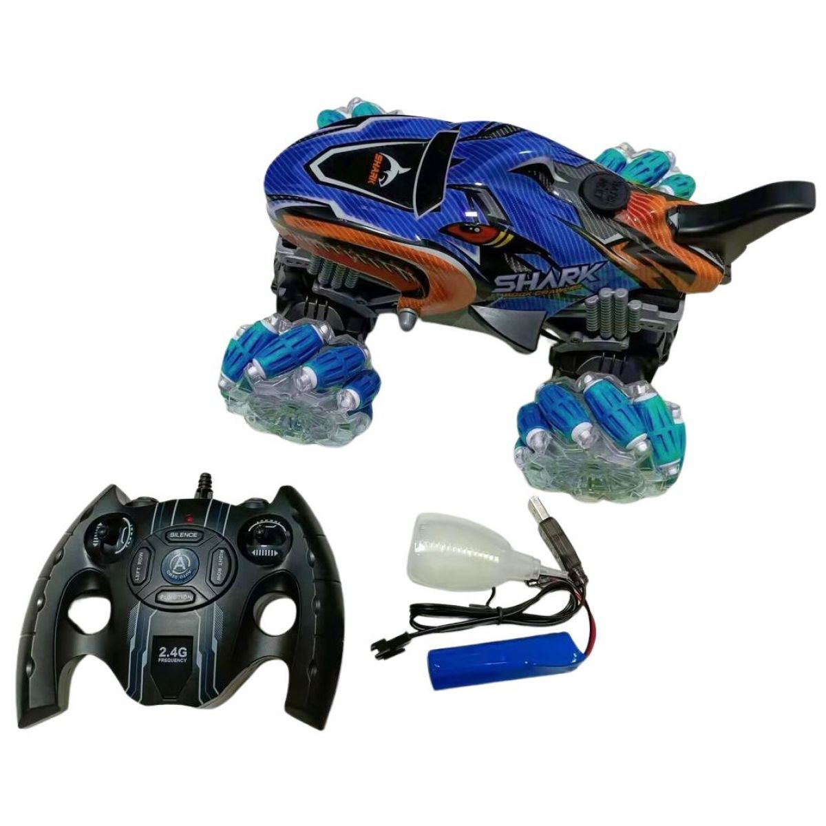Alltoys RC auto žralok (725) modré