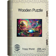 Epee Wooden puzzle Trippy World A3