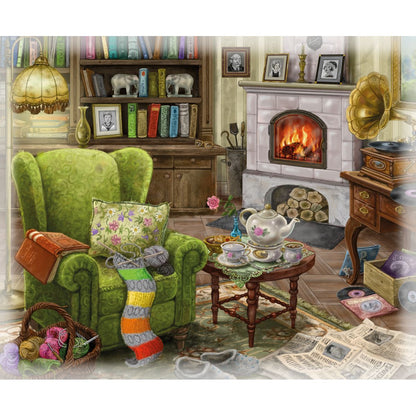Ravensburger Puzzle Exit Obývací pokoj 99 dílků