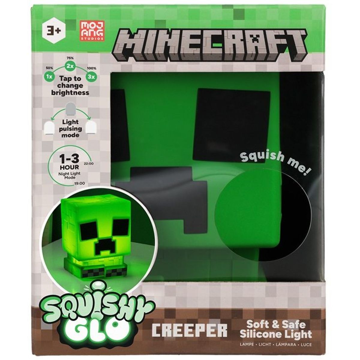 Minecraft světlo SquishyGlo Creeper