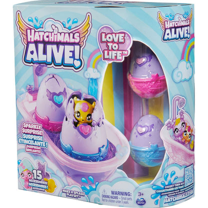 Hatchimals zvířátka ve vaně se změnou barvy