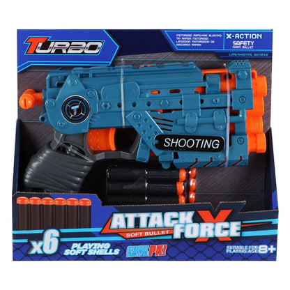 Alltoys Blaster Turbo mini a 6 ks nábojů