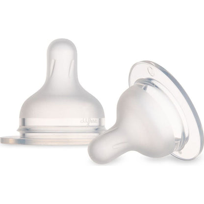 Canpol babies Savička silikonová k lahvi S - Shape 6m+ 2 ks střední