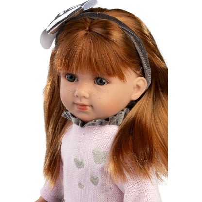 Llorens 53551 Nicole realistická panenka s měkkým látkovým tělem 35 cm