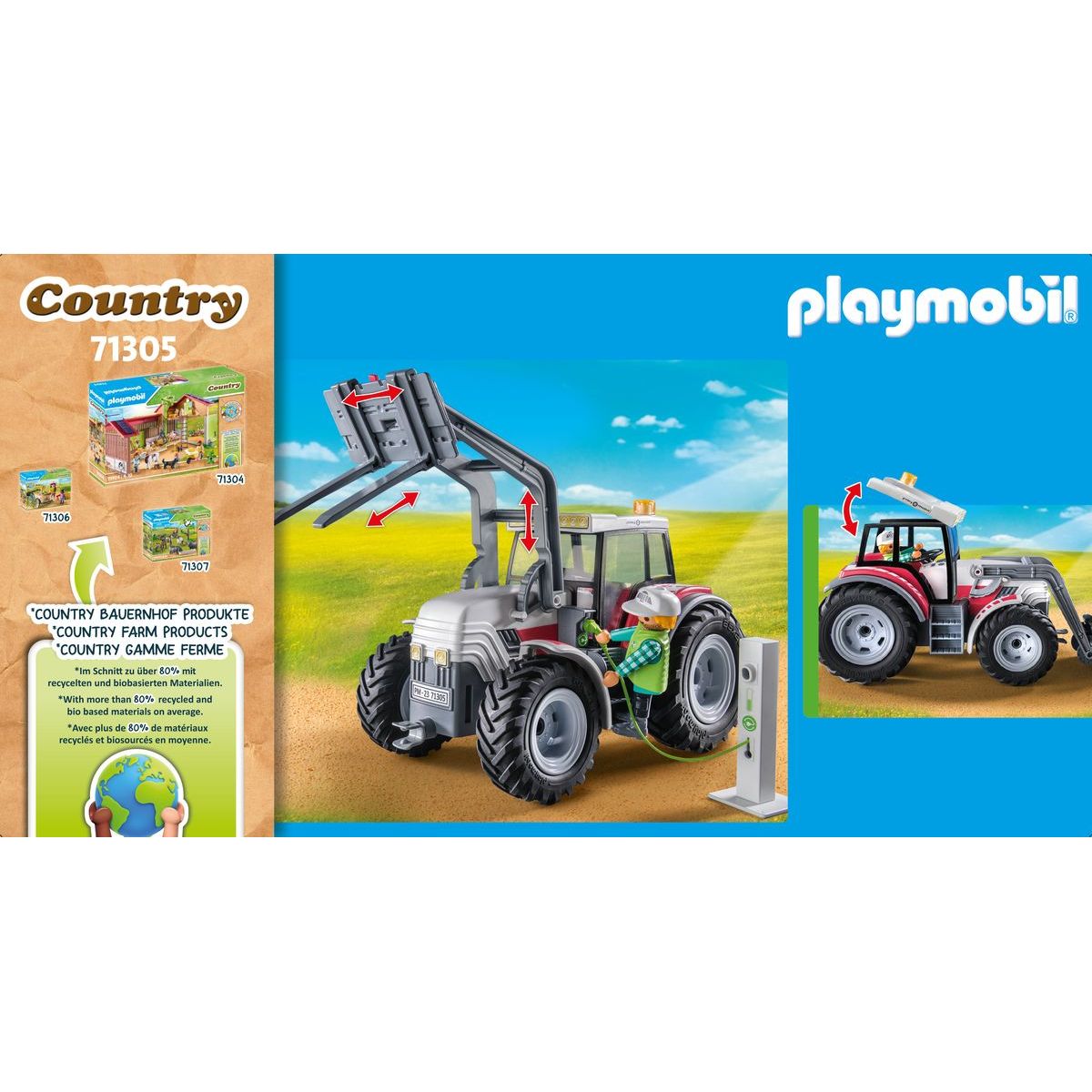 PLAYMOBIL® 71305 Velký traktor