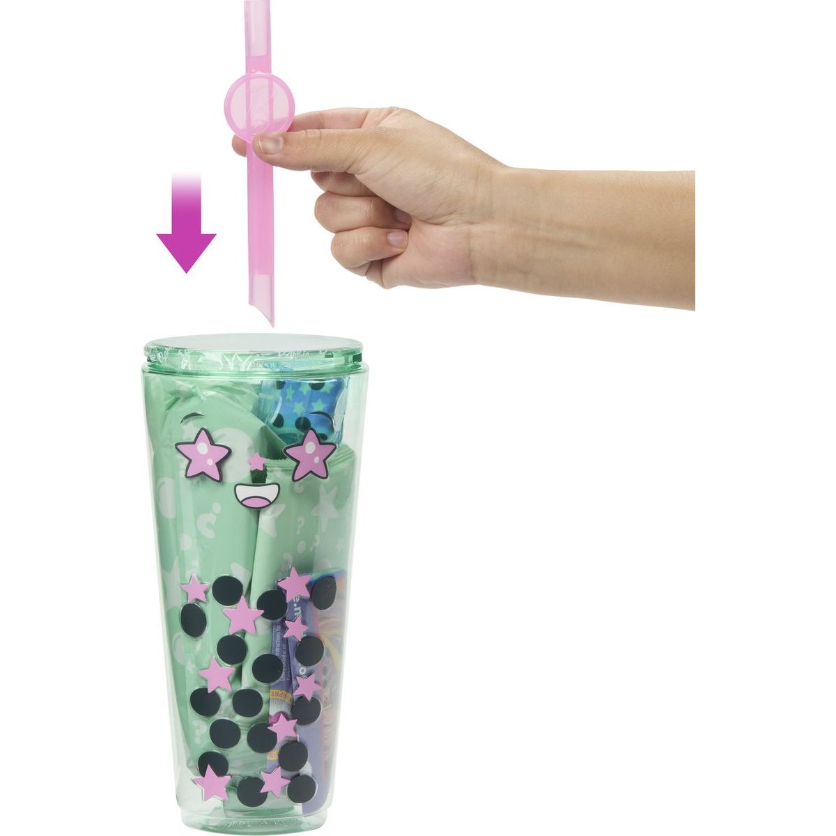 Barbie Pop Reveal Barbie bubble tea zelený čaj