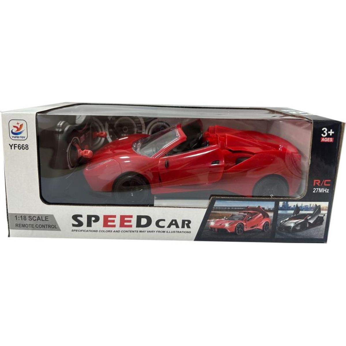 Alltoys Sportovní RC auto 1 : 18 (38) červený kabriolet - Poškozený obal