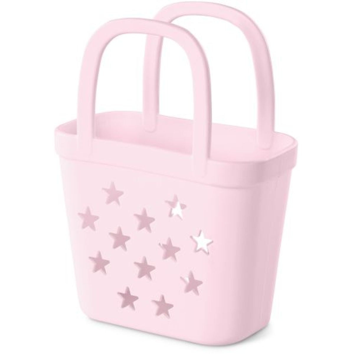 LullaBaby Panenky plyšové do vany v košíku Pink