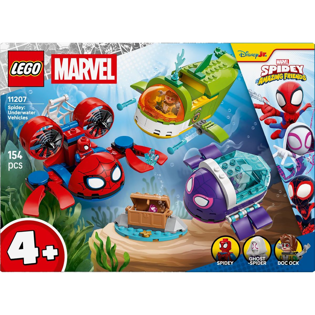 LEGO® 11207 Spidey: Podmořská vozidla