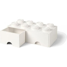 LEGO® úložný box 8 s šuplíky 25 x 50 x 18 cm - bílá