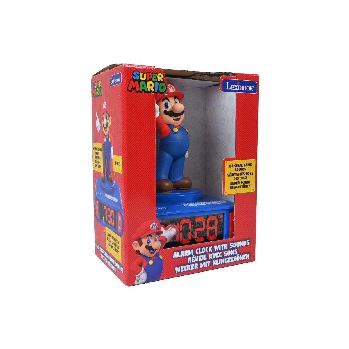 Lexibook Budík Super Mario se zvuky