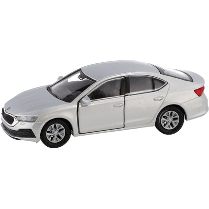 Dromader Auto Welly Škoda Octavia 11cm 1 :  34 stříbrná