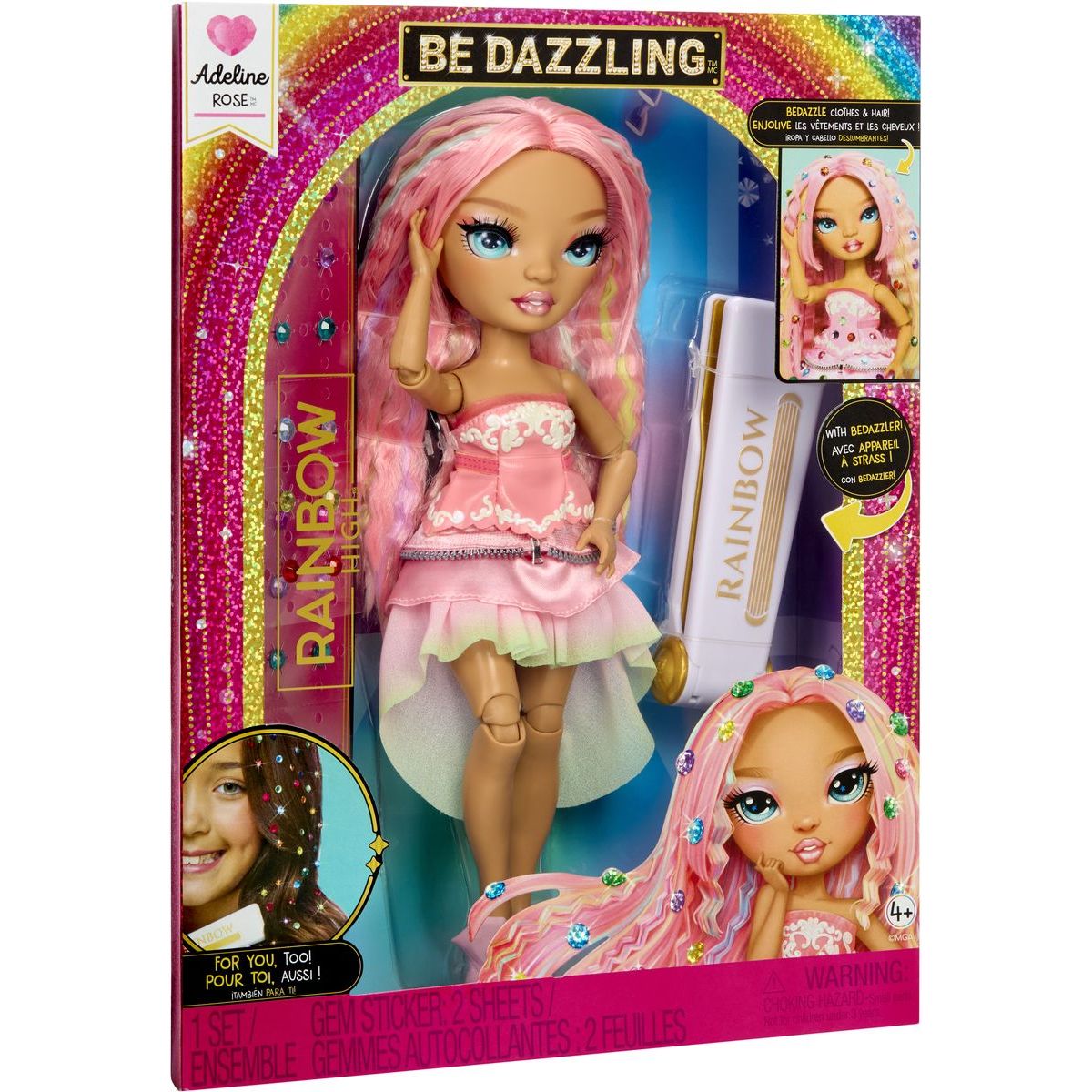 Rainbow High Be Dazzling Fashion panenka - Adeline Rose (Pink)