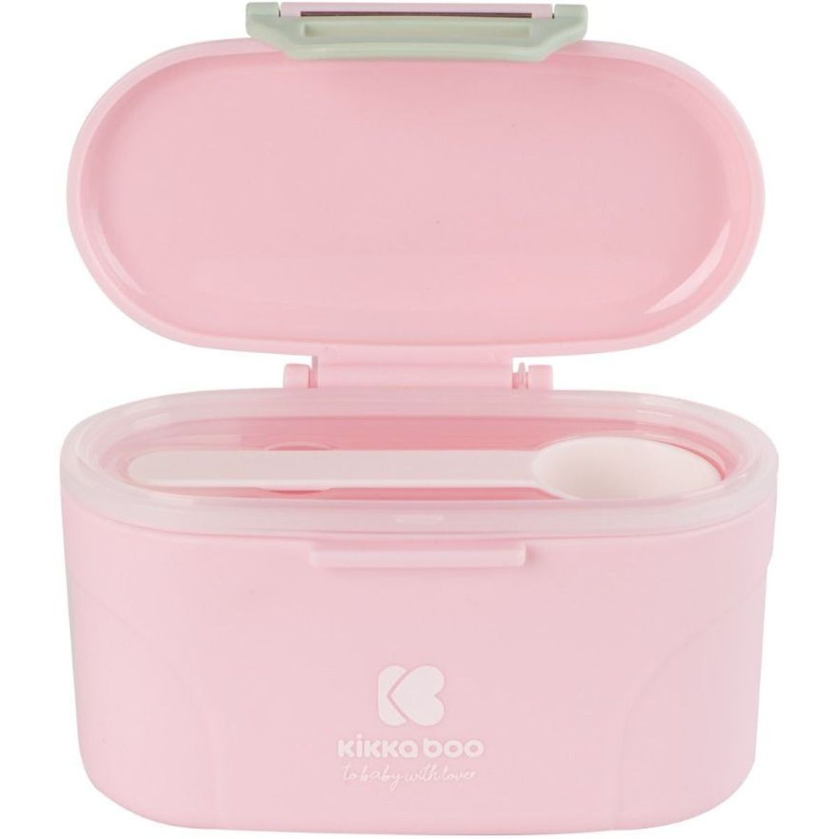 Zásobník na sušené mléko s odměrkou 130g Pink