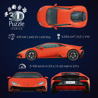 Iconics: Lamborghini Huracán Evo oranžové