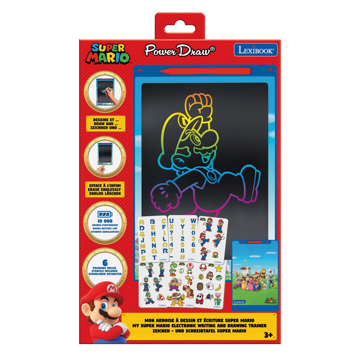 Lexibook Kreslicí tablet Super Mario s E-inkem