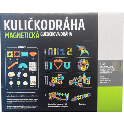 Alltoys Kuličkodráha magnetická se světlem 49 ks (276)