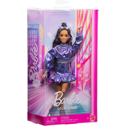 Barbie Deluxe modelka - modrý top