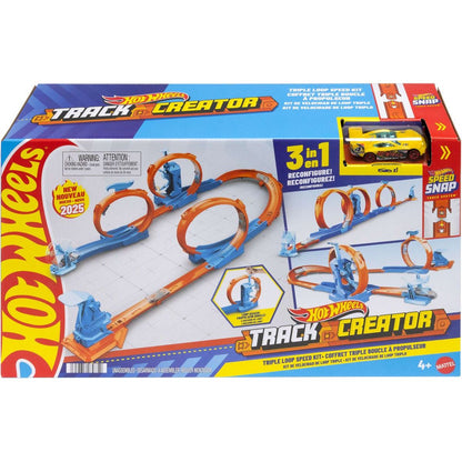 Hot Wheels Track Creator dráha trojitá smyčka