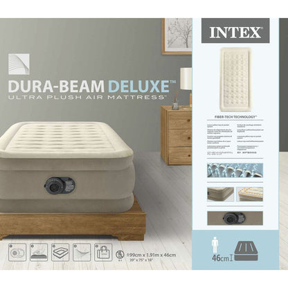 Intex 64426ND Nafukovací postel 99 x 191 x 46 cm - Dura-Beam Twin - Poškozený obal