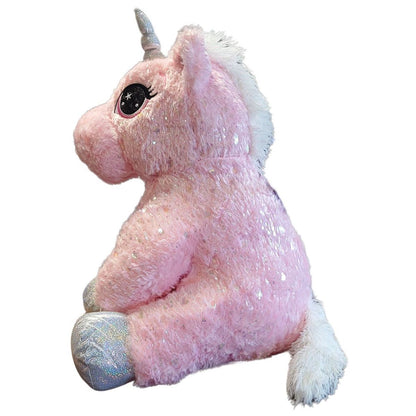 Sparkys Jednorožec sedící 60 cm růžový