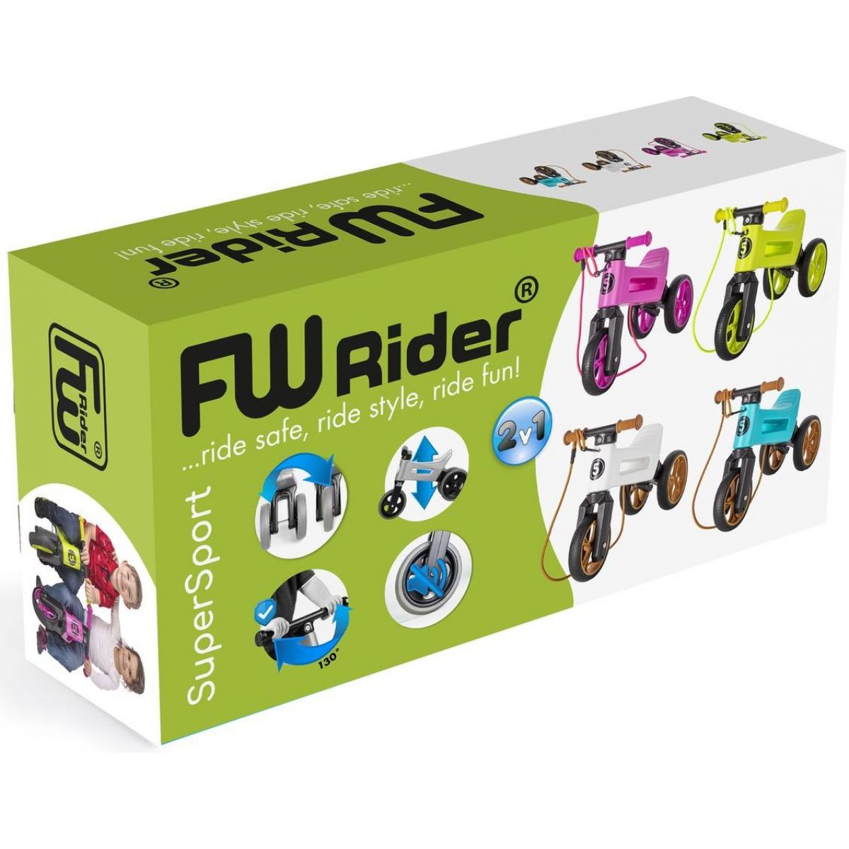 Odrážedlo Funny Wheels Rider SuperSport oranžové